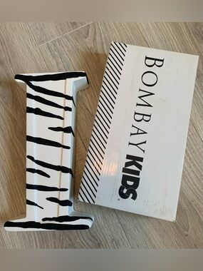 Bombay Kids Zebra Print Letter Wall Decor